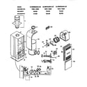 Coleman Evcon DLRS075AUB functional replacement parts diagram