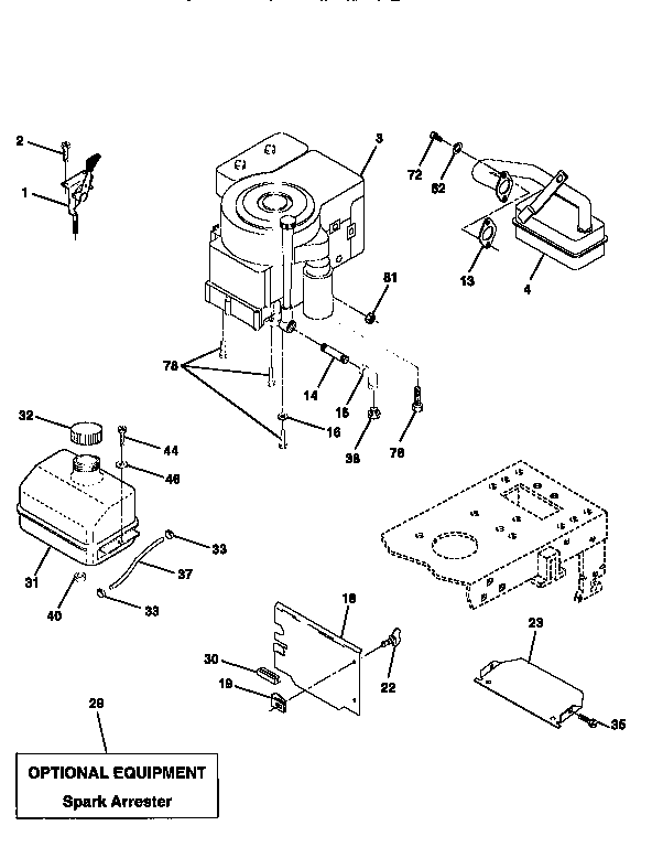 Craftsman 917256523 engine diagram