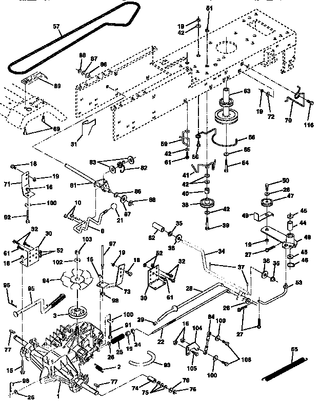 Craftsman 917256532 drive diagram