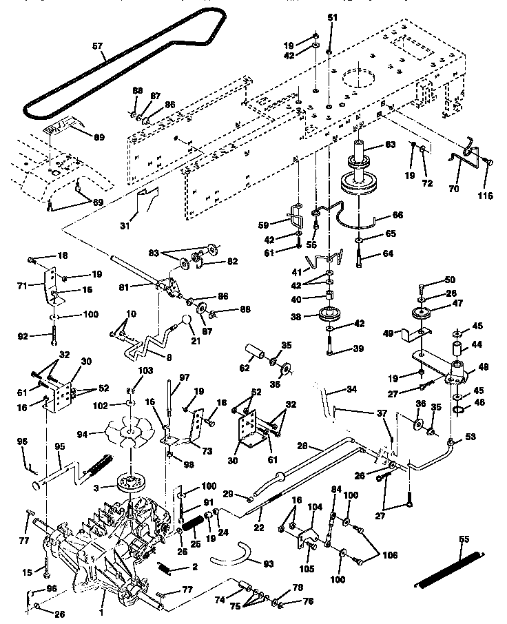 Craftsman 917256380 drive diagram