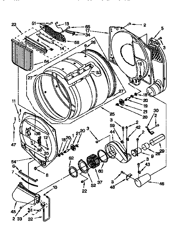 Kenmore 11076912690 bulkhead diagram
