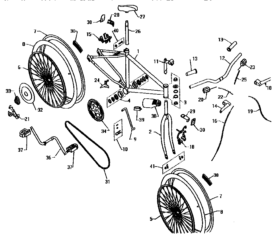 Huffy 24325 unit parts diagram