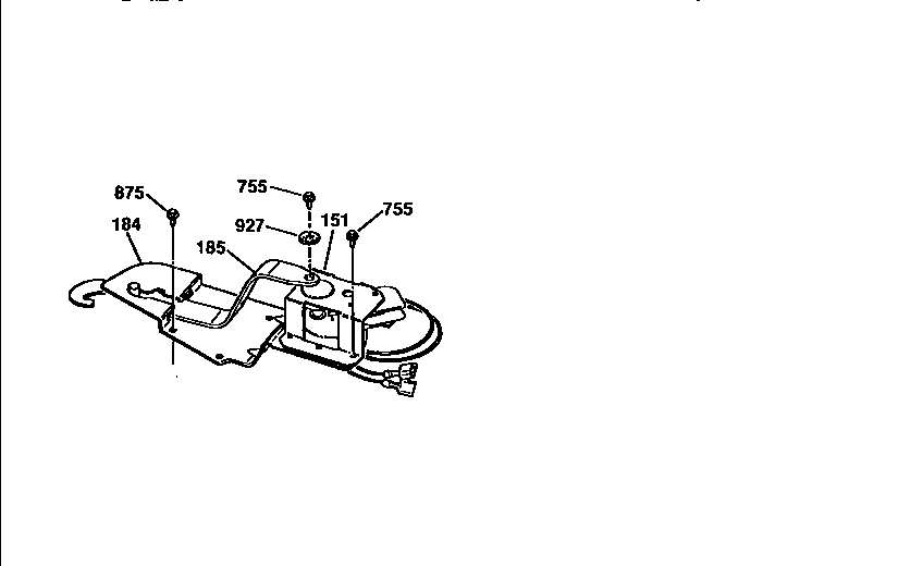 Kenmore 91141069690 door lock diagram
