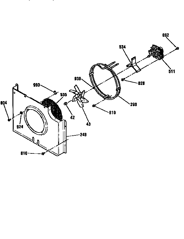 Kenmore 91147069690 fan section diagram