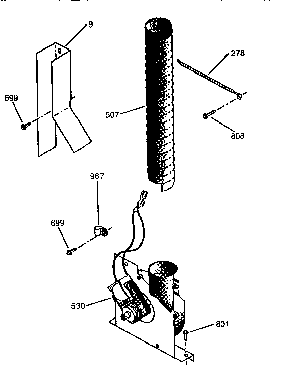 Kenmore 91146769690 blower section diagram