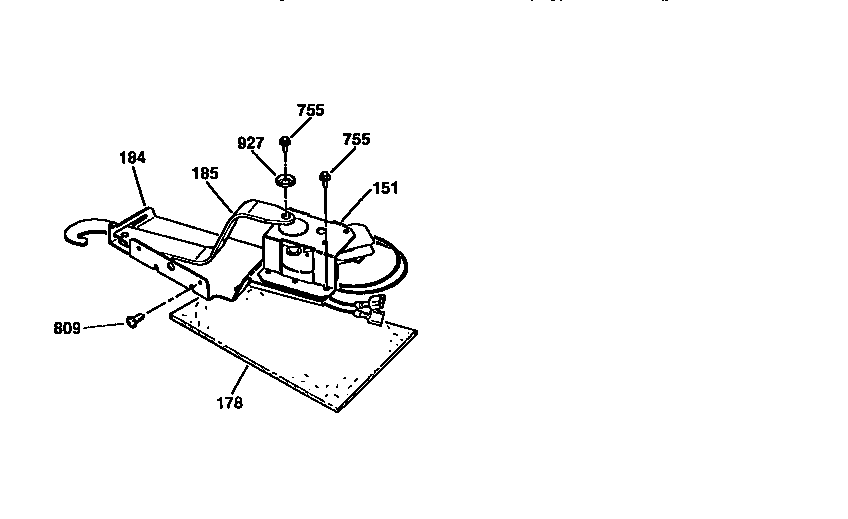 Kenmore 91146565690 door lock section diagram
