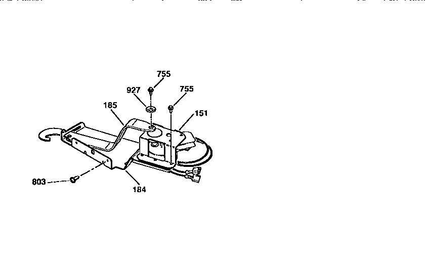 Kenmore 91141165690 door lock diagram