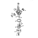 Craftsman 917386130 carburetor no. 632750 (71/143) diagram