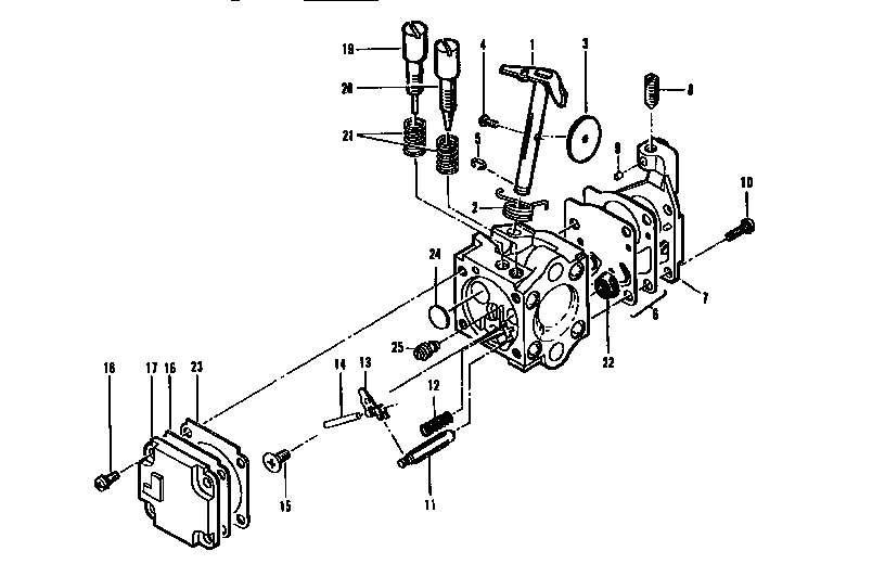 McCulloch PRO MAC 310 600042-10 carburetor assembly diagram