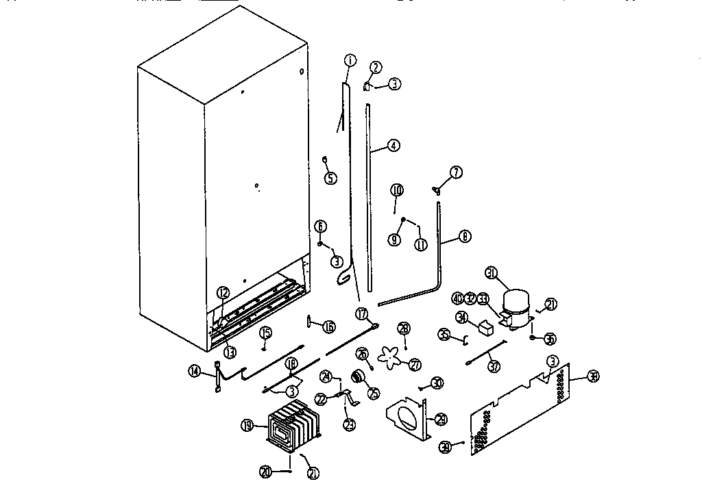 Northland RF265E unit diagram