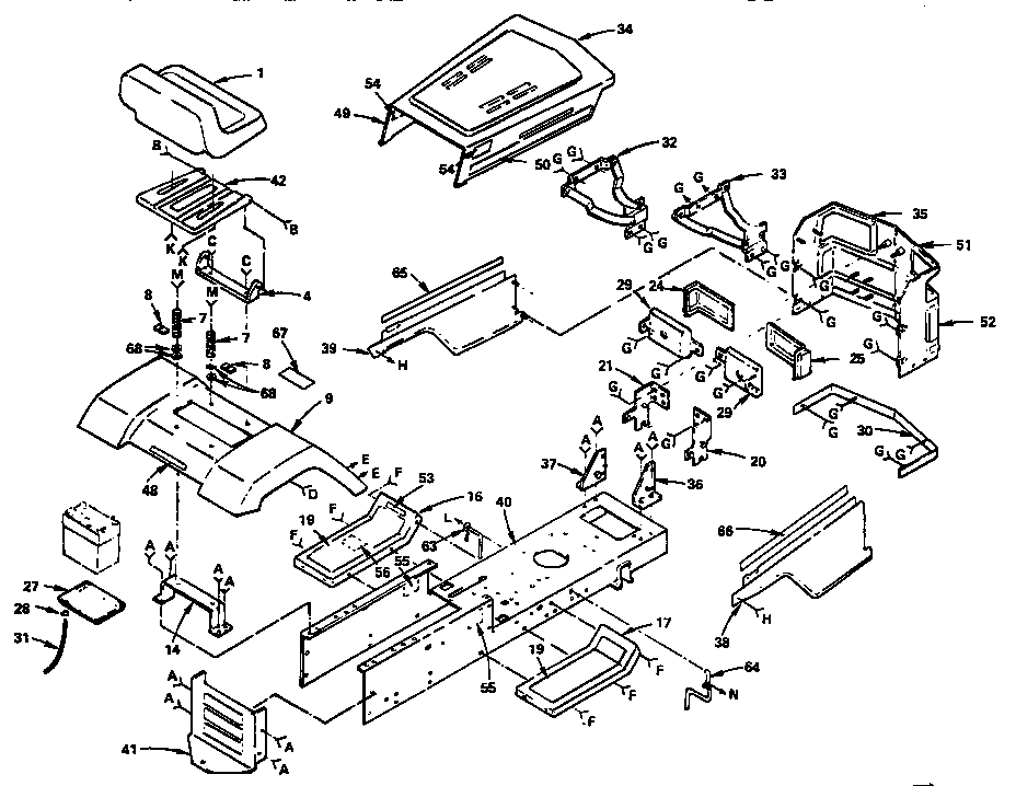 Craftsman 917255727 enclosure diagram