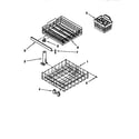 Kenmore 6651514593 dishrack diagram