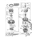 Kenmore 66516765691 pump and motor diagram