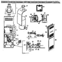 Coleman Evcon DLAS075BDC functional replacement parts diagram