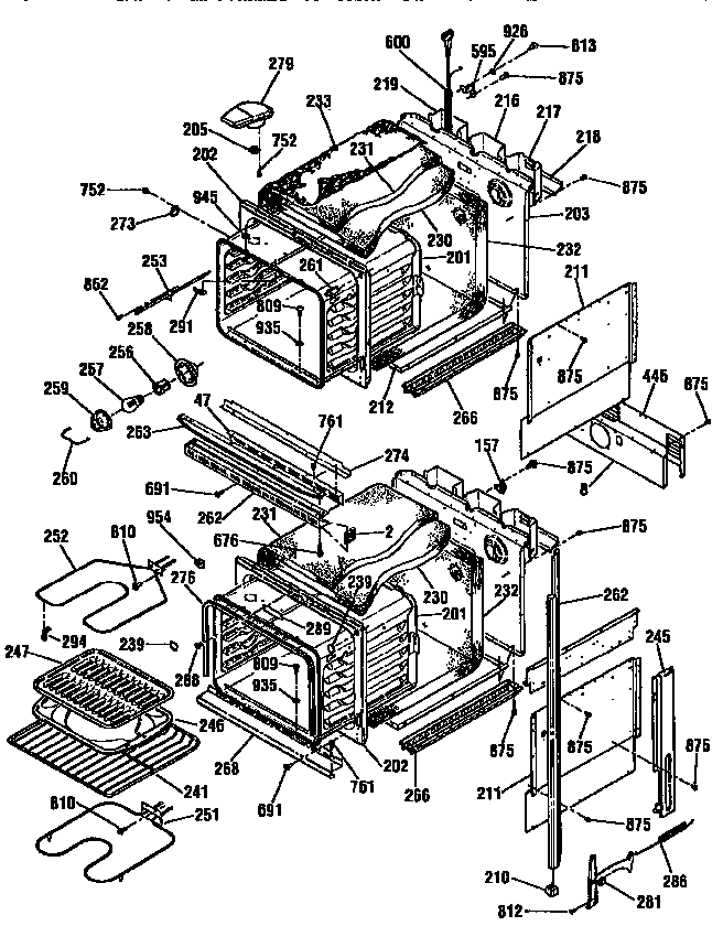 Kenmore 91148369690 body section diagram