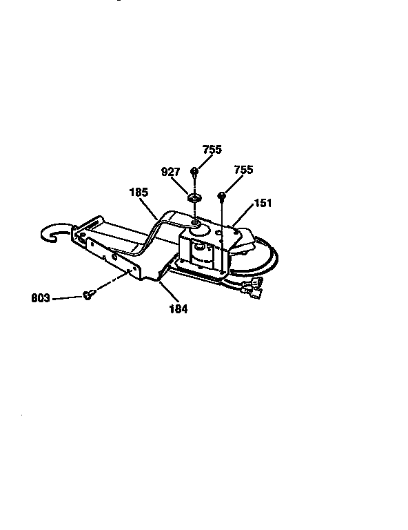 Kenmore 91148369690 door lock diagram