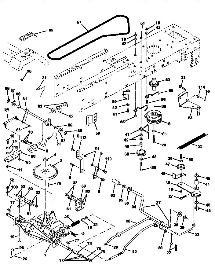 Craftsman 917252581 drive diagram