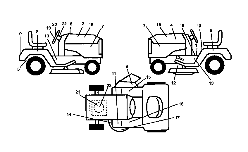 Craftsman 917256553 decals diagram