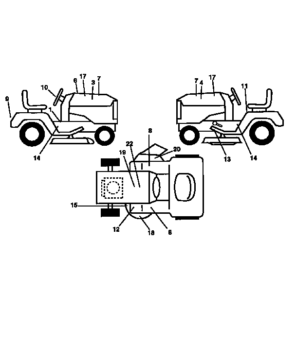 Craftsman 917256563 decals diagram