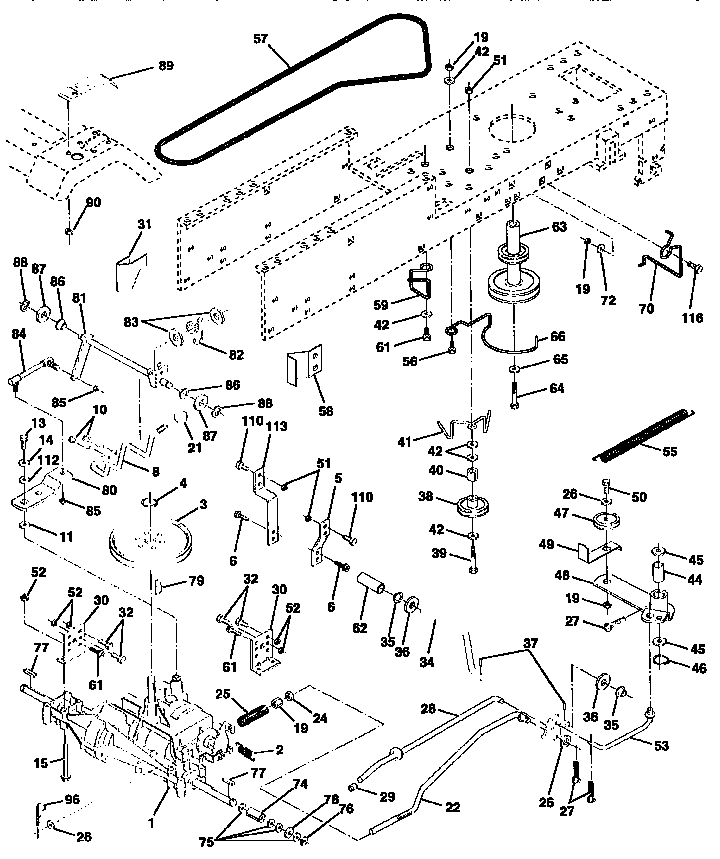 Craftsman 917256582 drive diagram