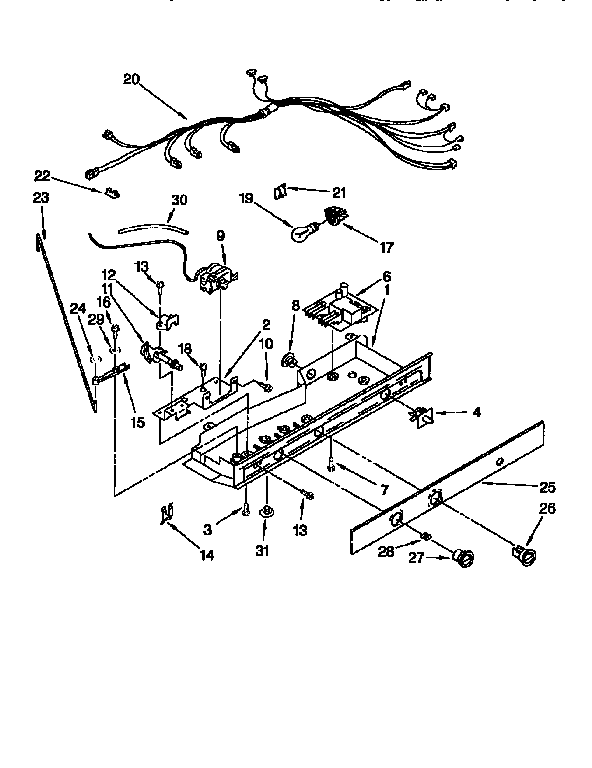 Kenmore 1069555720 control diagram
