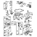 Craftsman 917256680 engine 42a707-1625-01 (71/500) diagram