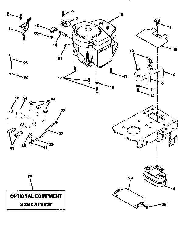 Craftsman 917256670 engine diagram