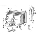 Kenmore 3639755772 freezer door diagram