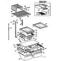 Kenmore 3639755772 shelf diagram