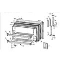 Kenmore 3639671621 freezer door diagram
