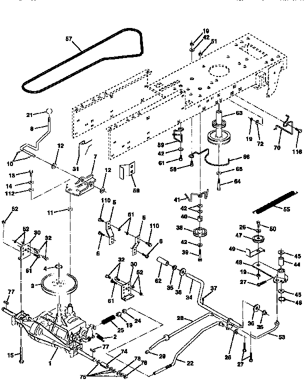Craftsman 917256830 drive diagram