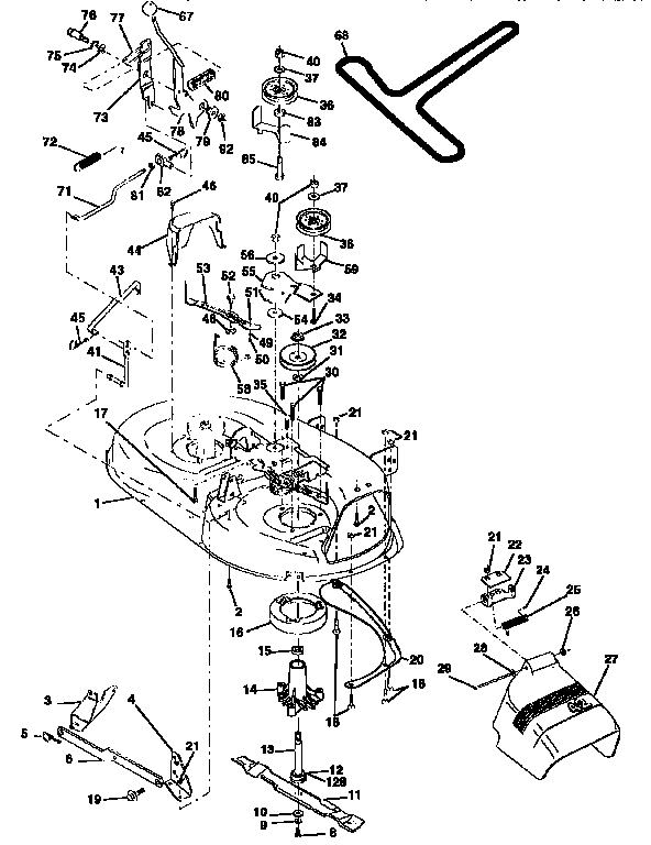 Craftsman 917256830 mower diagram
