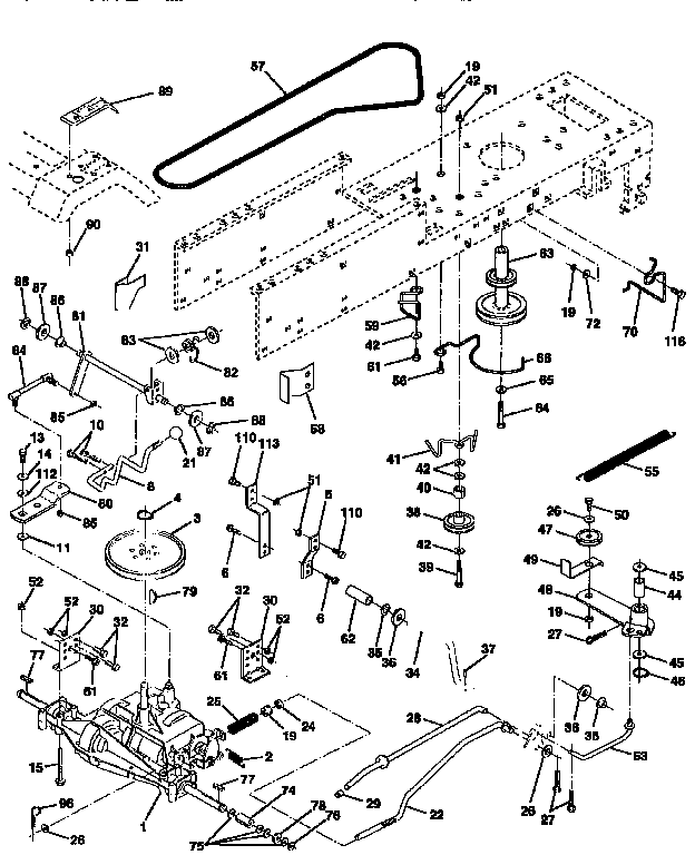 Craftsman 917256583 drive diagram