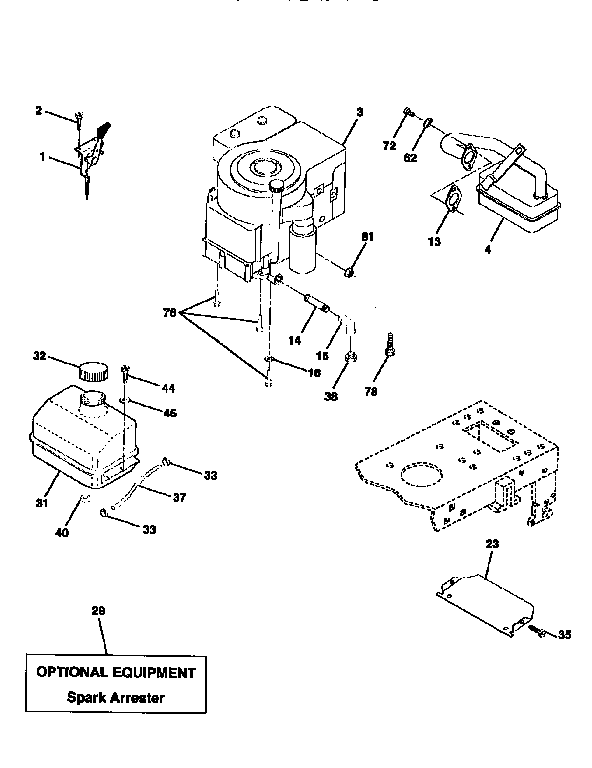 Craftsman 917256460 engine diagram