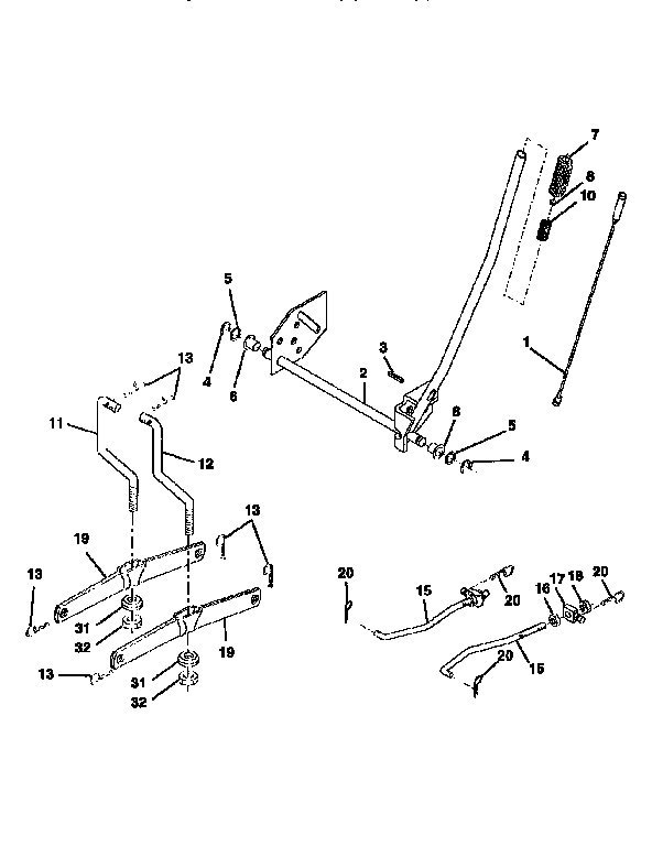 Craftsman 917256460 lift diagram