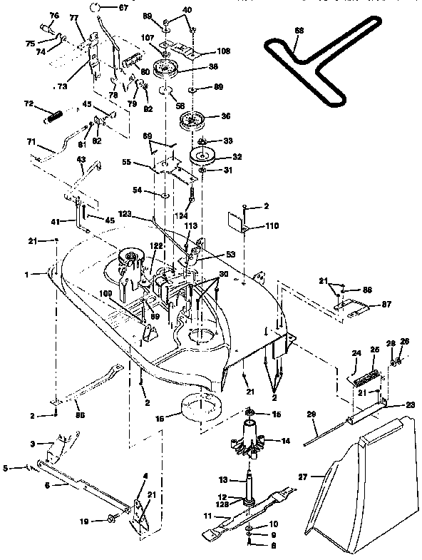 Craftsman 917256460 mower diagram