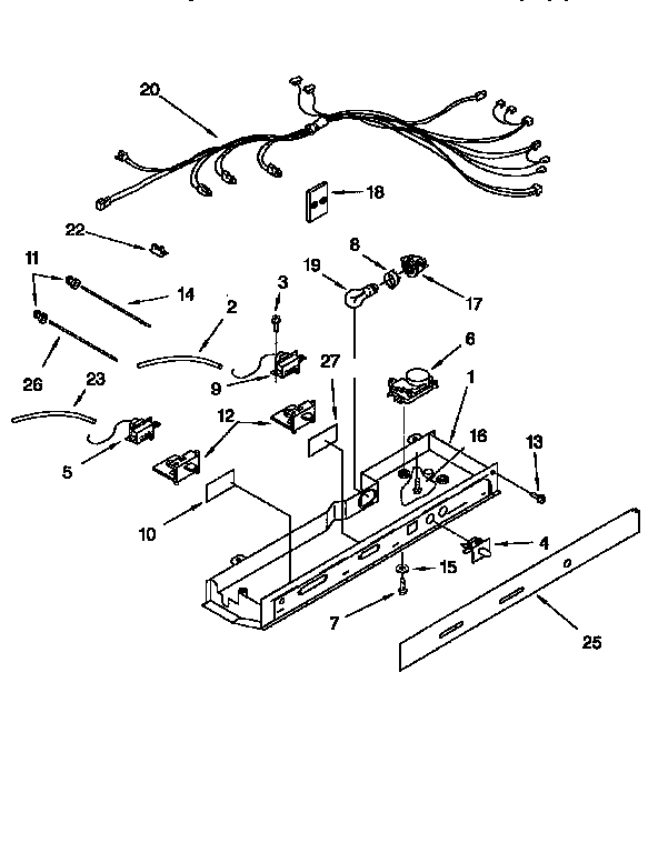 Kenmore 1069500720 control diagram