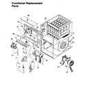 ICP NTC5075BFC1 functional replacement parts diagram