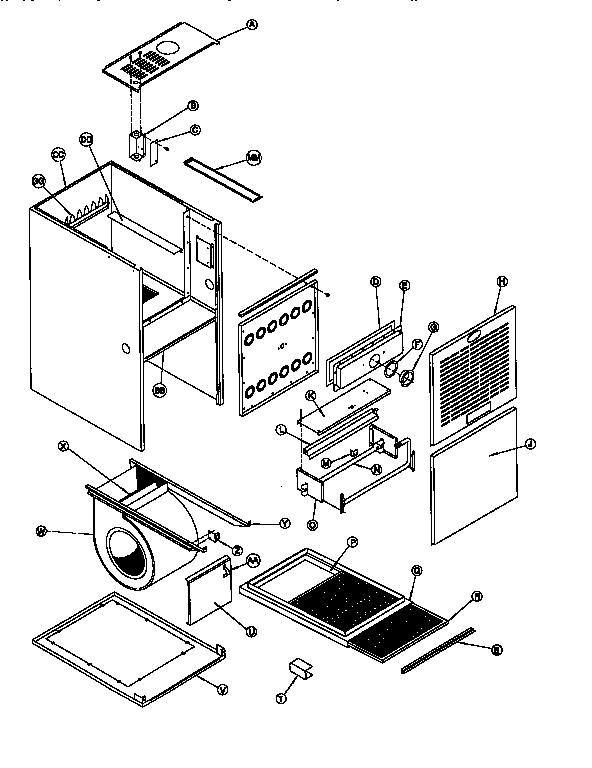 ICP NTC5100BFD1 non-functional replacement parts diagram