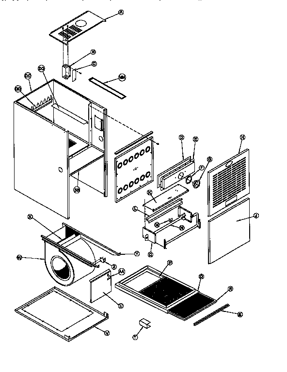ICP NTC5100BKD1 non-functional replacement parts diagram