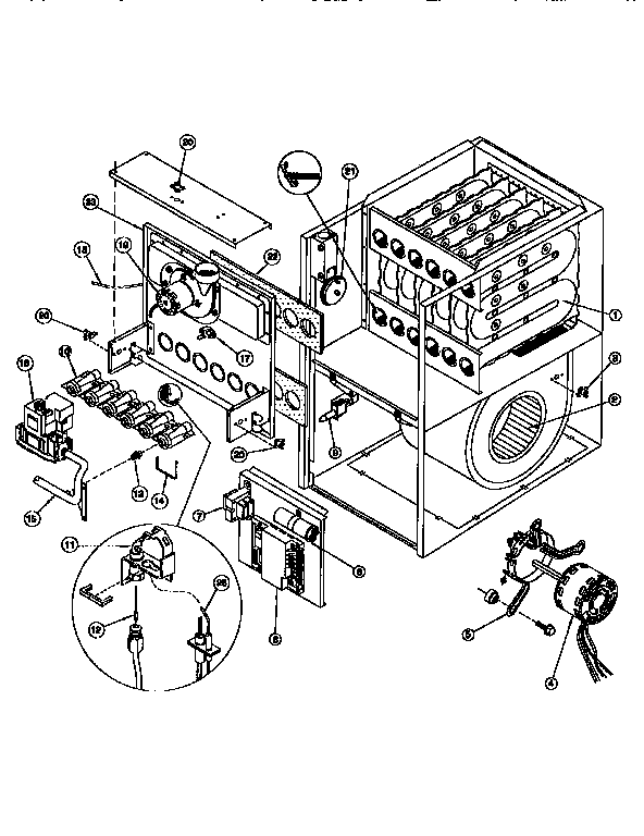 ICP GNJ125M20B1 functional replacement diagram