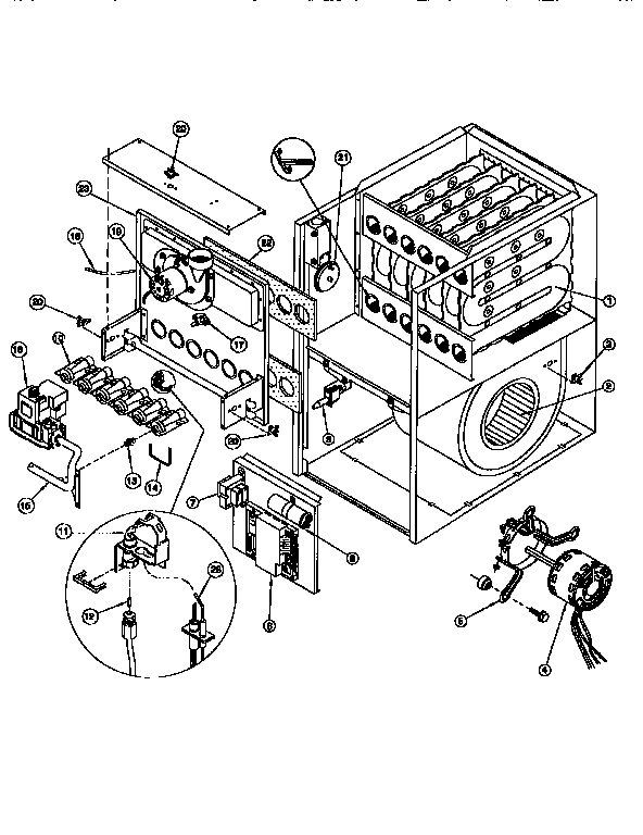 ICP NTN5050BFB1 functional replacement diagram