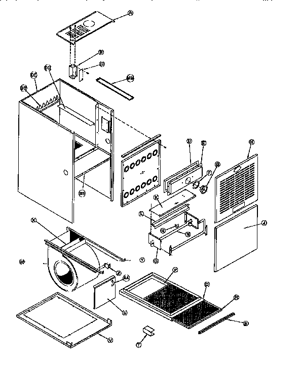 ICP GNJ050M12B1 non-functional replacement diagram
