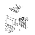 Kenmore 3631404597 escutcheon and door assembly diagram