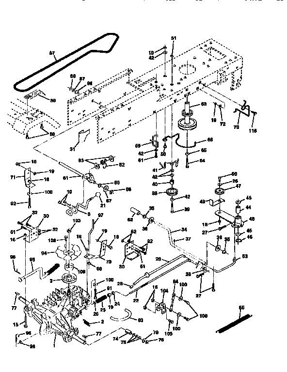 Craftsman 917256870 drive diagram