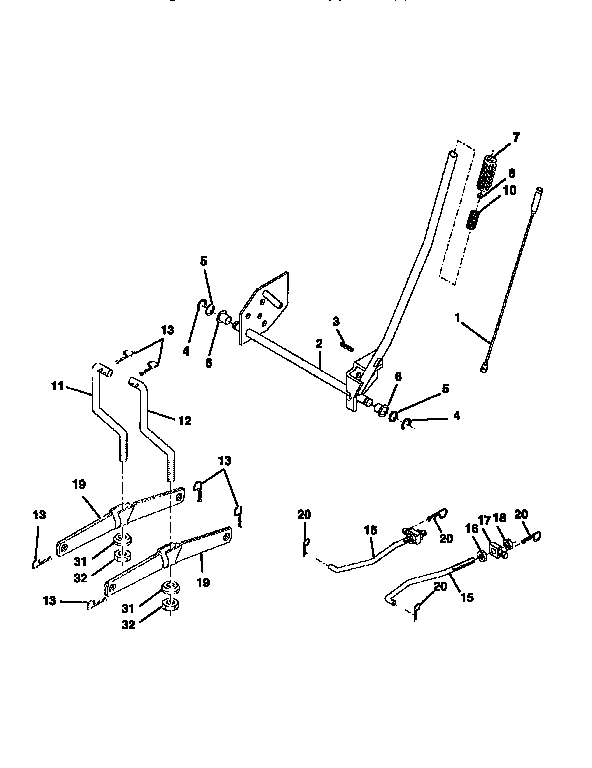 Craftsman 917256870 lift diagram