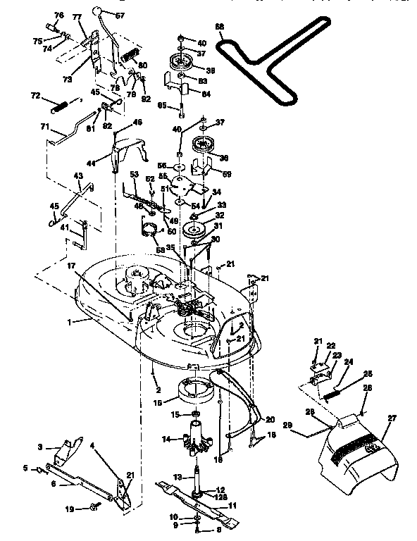 Craftsman 917256870 mower diagram