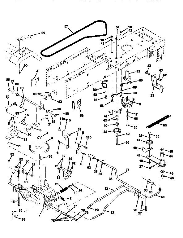 Craftsman 917256702 drive diagram