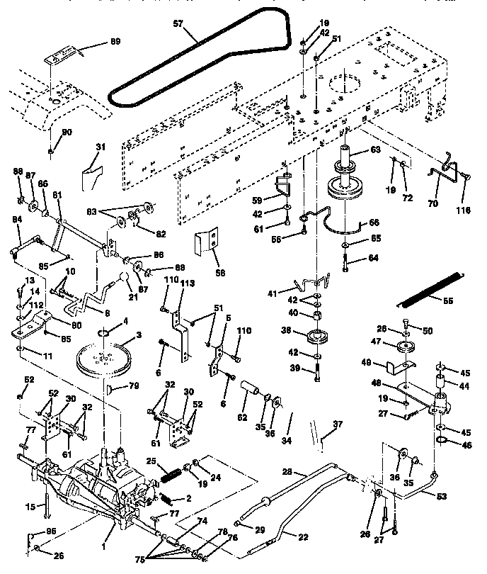 Craftsman 917256544 drive diagram