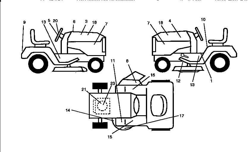 Craftsman 917256544 decals diagram